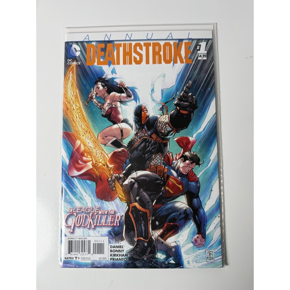 Deathstroke Annual #1 2015 DC Comics Godkiller Wonder Woman Superman Kirkham